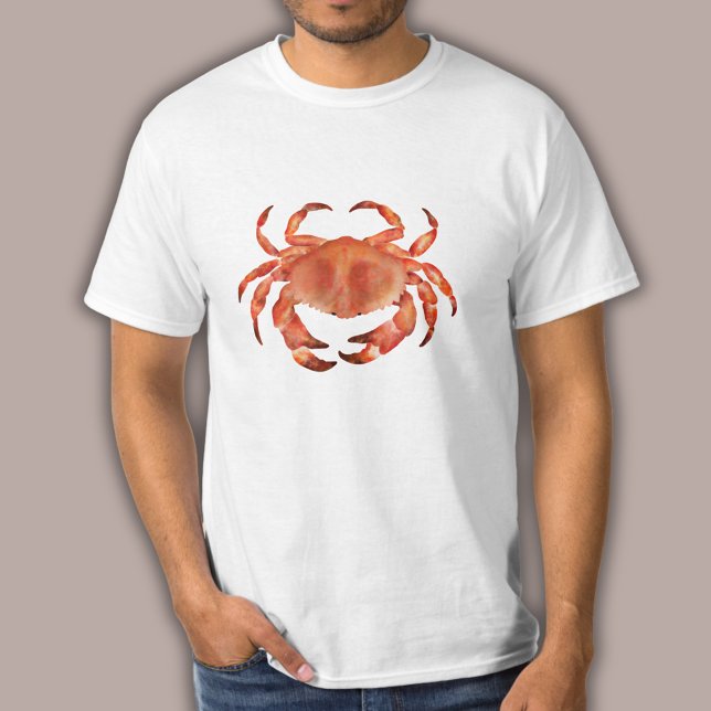 Camiseta Caranguejo Costeiro Crustáceo (Brown crab coastal crustacean t-shirt)
