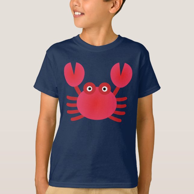 Camiseta Caranguejo Divertido (Frente)