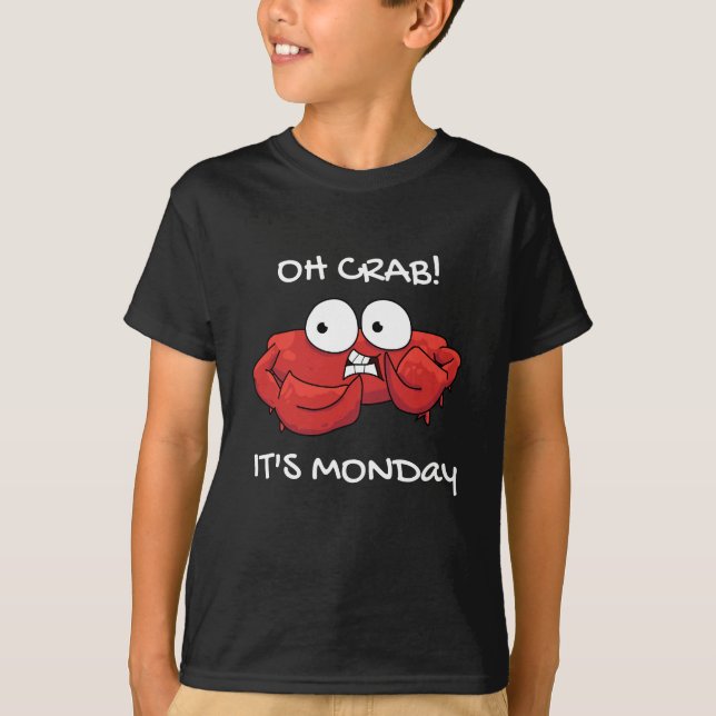Camiseta Caranguejo É Segunda-Feira (Frente)
