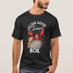 Camiseta Caranguejo Engraçado Boil Times Boil Caranguejo Co