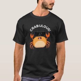 Camiseta Caranguejo Engraçado Crabuloso Torre Escuro BG
