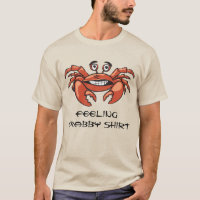 Caranguejo Engraçado Sentindo Humor Crabby