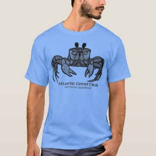 Camiseta Caranguejo Fantasma Atlântico com Nomes design ani