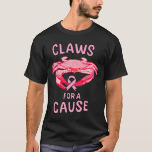 Camiseta Caranguejo Garras Para Uma Causa Conscientização d