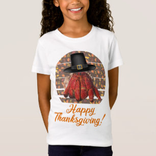 Camiseta Caranguejo Hermit de Ação de Graças