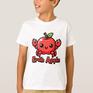 Camiseta Caranguejo-Maçã-Maçã-Maçã