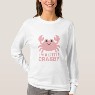 Camiseta Caranguejo Rosa-Claro – Doce “Estou um Pouco Irrit