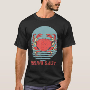 Camiseta Caranguejo Sentindo Pescado Salgado Retro Oceano L