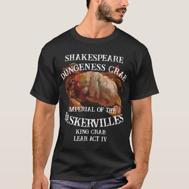 Camiseta Caranguejo Shakespeare Lear Dungeness Imperial (Frente)