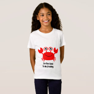 Camiseta Caranguejo Vermelho Feliz Animado