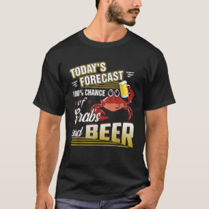 Camiseta Caranguejos e Beer Chesapeake Blue Crabbing Men Mu