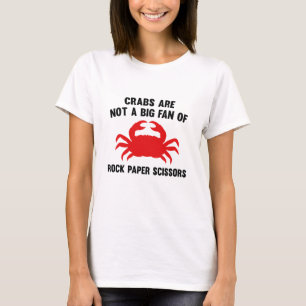 Camiseta Caranguejos Não São Um Grande Ventilador De Tesour