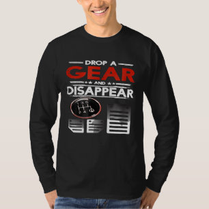 Camiseta Caras De Carro Deixam Cair Uma Engrenagem E Desapa