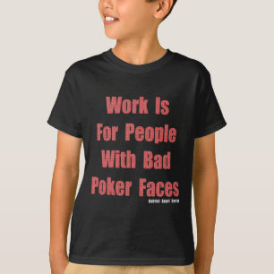 Camiseta Caras de póquer más