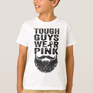 Camiseta Caras duras Vestem Homens de Consciência do Cancer