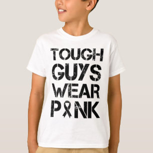 Camiseta Caras duras Vestem Homens de Consciência do Cancer
