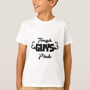 Camiseta Caras resistentes Vestem percepção rosa do Cancer