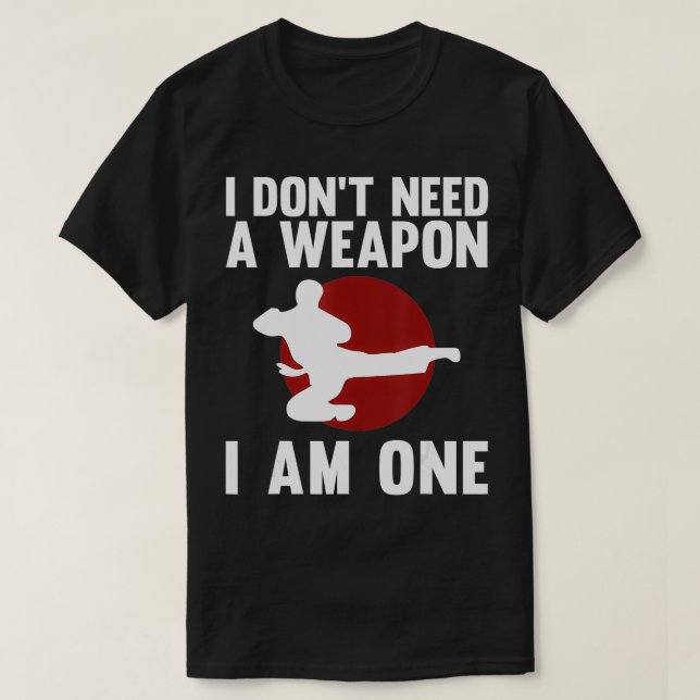 Camiseta Caratê Engraçado Para Homens Mulheres Taekwondo Ar (Frente do Design)