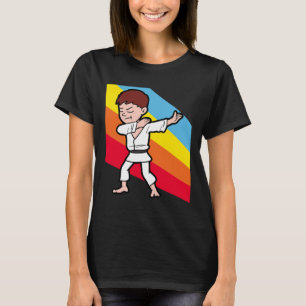 Camiseta Caratê Judô Jujutsu Taekwondo Kickboxing Dabbing D