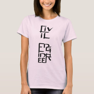 Camiseta Caráter de Engenheiro Civil