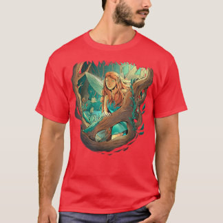 Camiseta Caráter Em Uma Floresta Como Imaginar