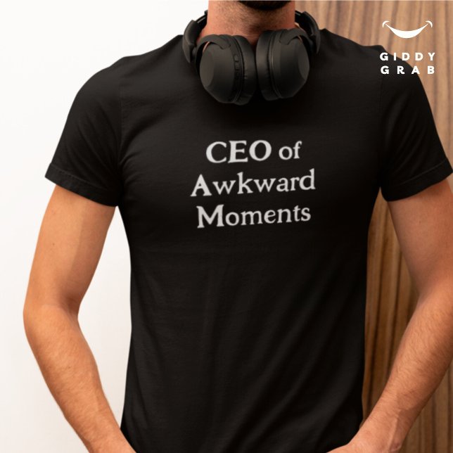 Camiseta Caráter Engraçado Cita CEO de Momentos Encantados (Criador carregado)