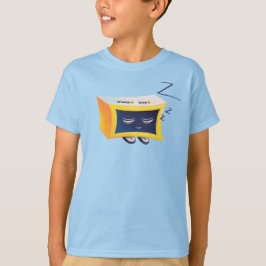Camiseta Caráter engraçado do despertador do sono bonito de