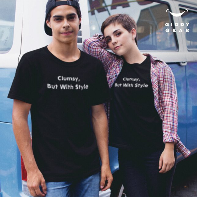 Camiseta Caráter Típico Engraçado Citação Desajeitada, Mas  (Criador carregado)