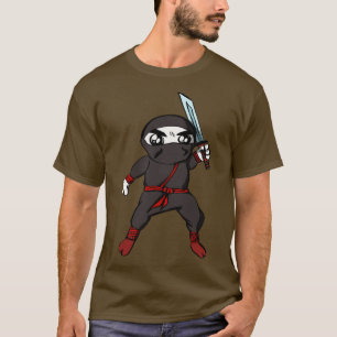 Camiseta Caráter Ton Ninja com Katana