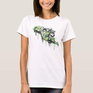 Camiseta Caráter verde dos grafites da lanterna