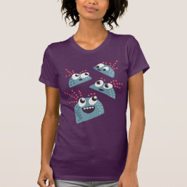 Camiseta Caráteres bonitos dos amigos dos doces dos