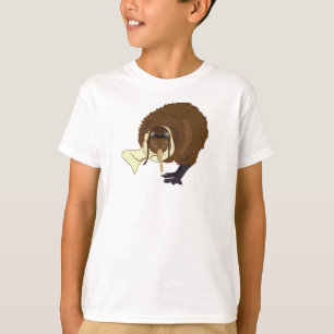Camiseta caráteres do livro do simile do quivi