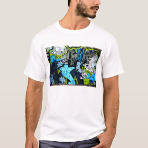 Camiseta Caráteres patetas dos grafites do estilo