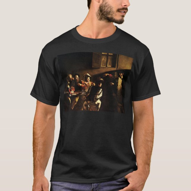 Camiseta Caravaggio - a chamada de St Matthew (Frente)