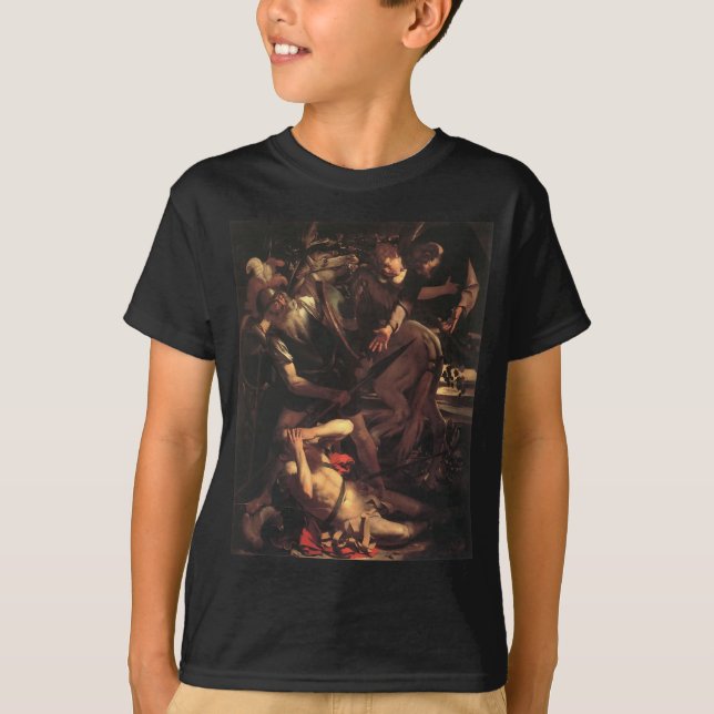 Camiseta Caravaggio a conversão de St Paul (Frente)