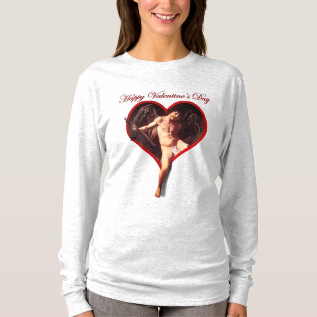 Camiseta Caravaggio Cupid Valentine's Day (Frente)