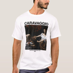 Camiseta Caravaggio - Judith E Holofernes Pincel Famoso