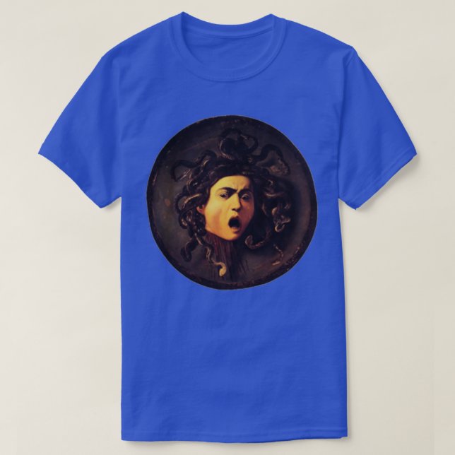 Camiseta caravaggio medusa (Frente do Design)