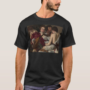 Camiseta Caravaggio - músicos - trabalhos de arte clássic