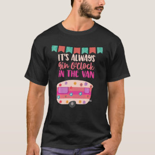 Camiseta Caravana E Gin Happy Camper Life