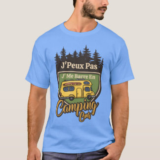Camiseta Caravana J pouco Não Eu Me Largo Em Camping famil