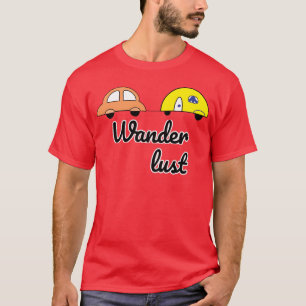 Camiseta Caravana vintage Wander lust para amantes de campi