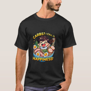 Camiseta Carboidratos Eu Chamo de Felicidade u2013 Cute Ram