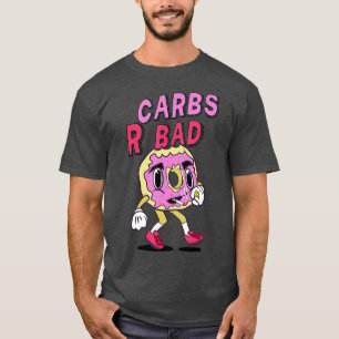 Camiseta Carboidratos R Má Levantação de Pesos Giro