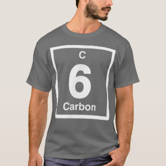 Camiseta Carbono C, Elementos de Mesa Periódicos, 6 de Aniv