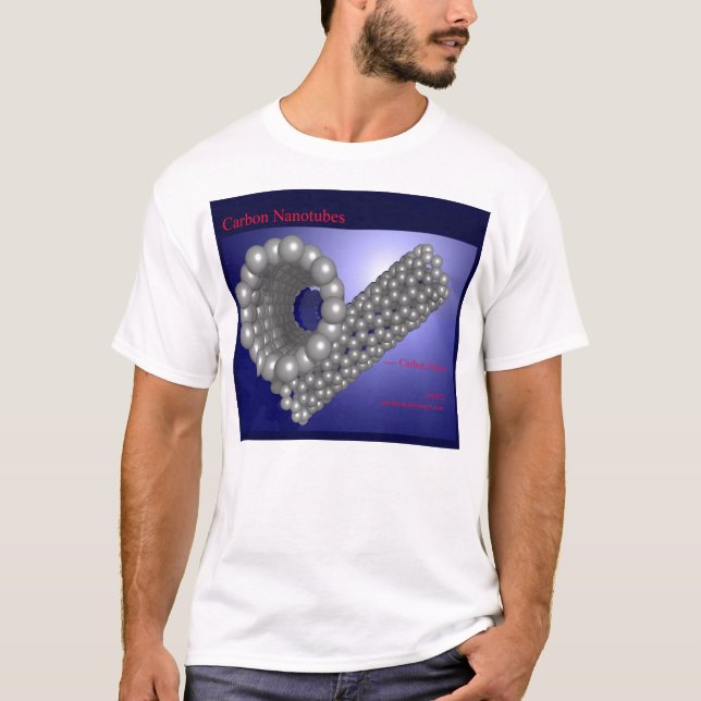 Camiseta Carbono Nanotubes (parte dianteira) (Frente)