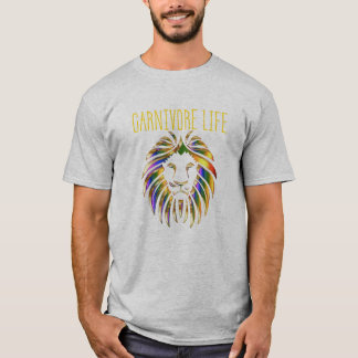 Camiseta Carburador keto do leão zero da vida do carnívoro