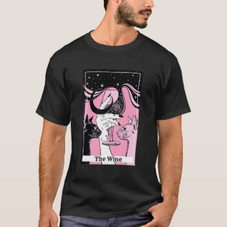 Camiseta Carcaças De Tarô De Gato De Gato De Casal Engraçad