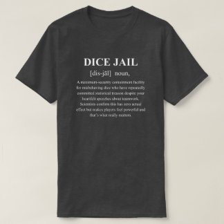 Camiseta Cárcere de Dados Definição Engraçada Com Texto Bra