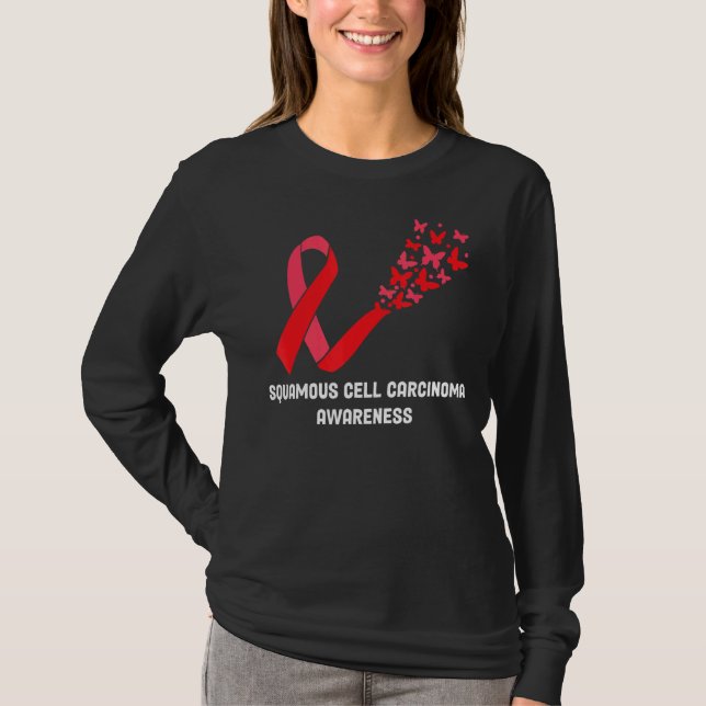 Camiseta Carcinoma de Células Escamosas Conscientes de Célu (Frente)